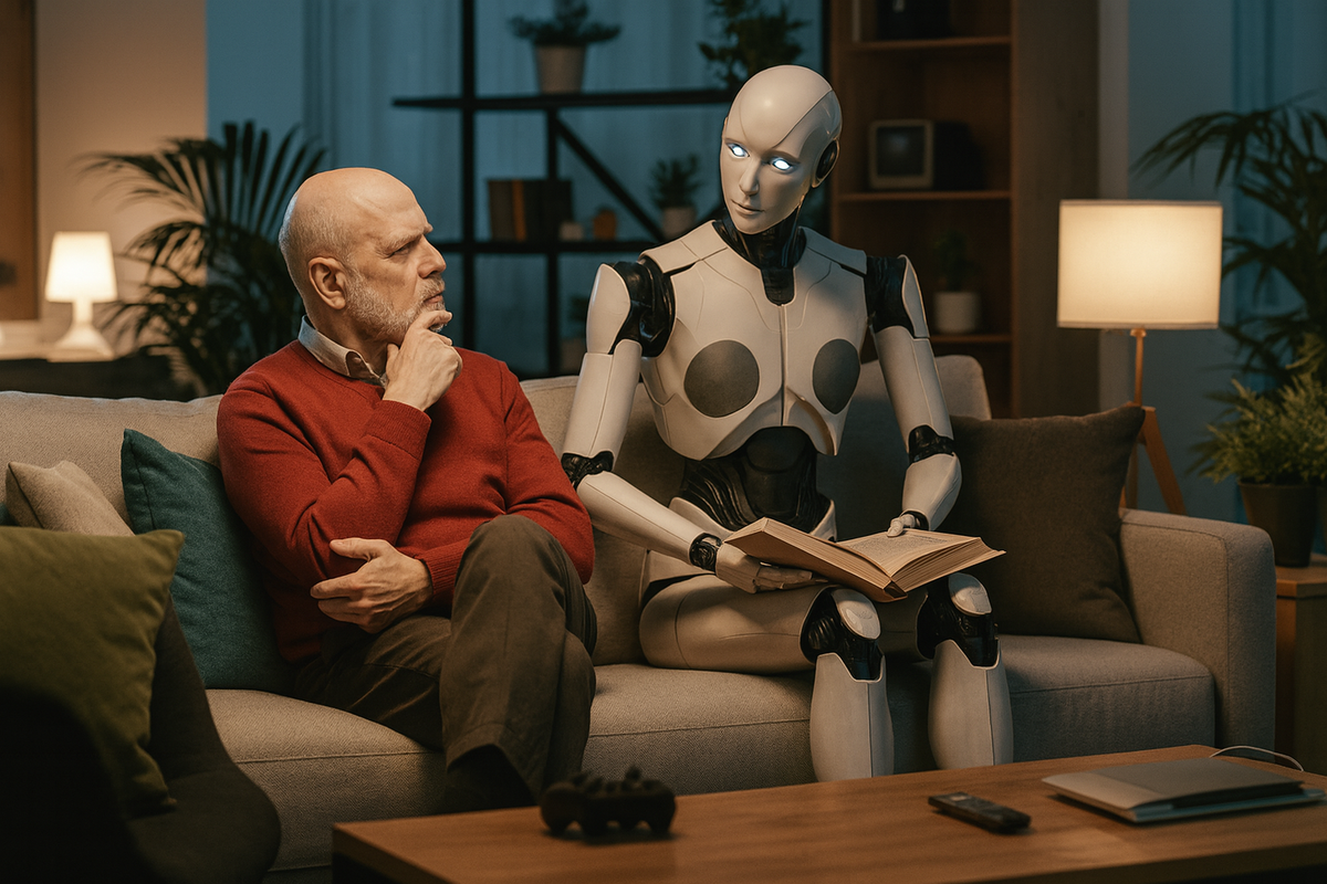 تعامل انسان با ربات‌ها، نوعی گفت‌و‌گو با خویشتن است