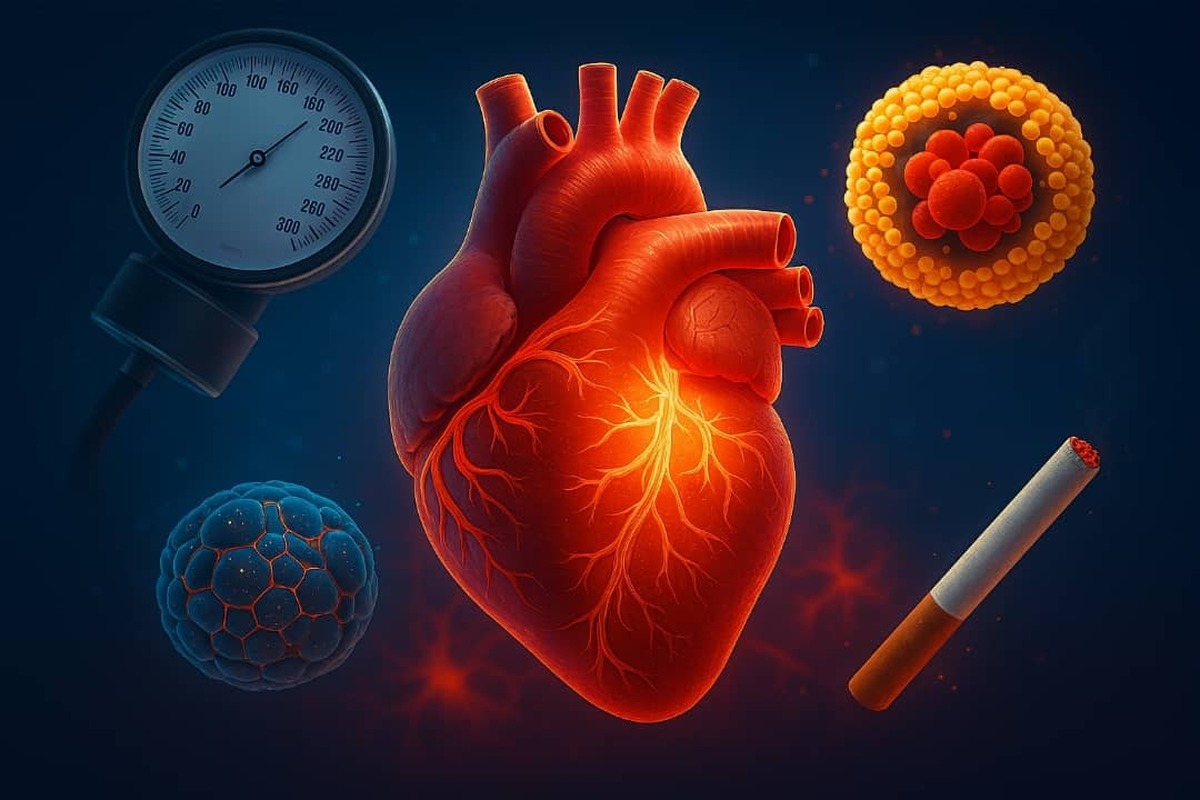 ۴ عامل خطر ۹۹ درصد سکته‌های قلبی