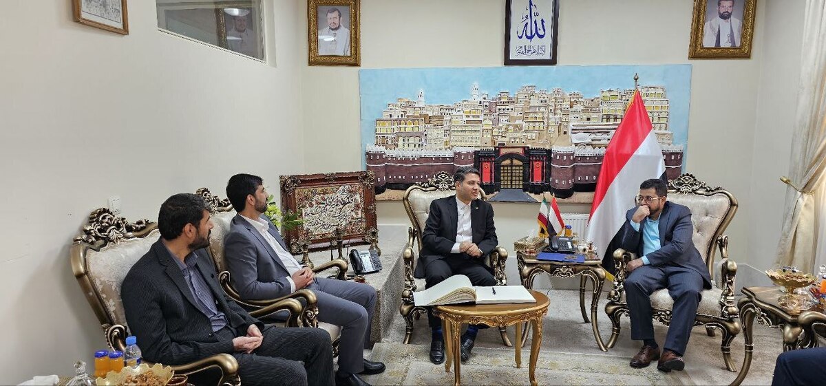 دیدار رئیس بسیج رسانه و معاون بین الملل سازمان بسیج مستضعفین با سفیر یمن؛ تأکید بر تقویت همکاری‌های رسانه‌ای و علمی