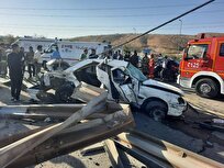 ۶ کشته و مصدوم در تصادف اتوبان بابایی