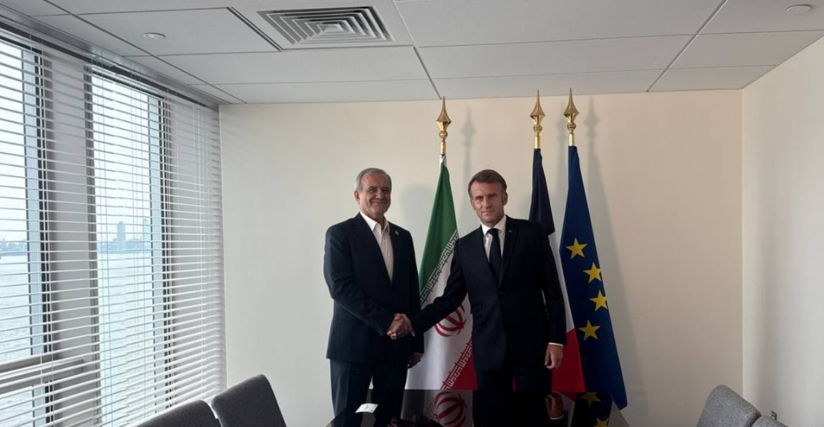 دیدار پزشکیان و مکرون در نیویورک