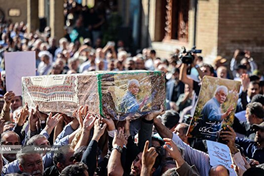 تشییع پیکر محمد کاسبی