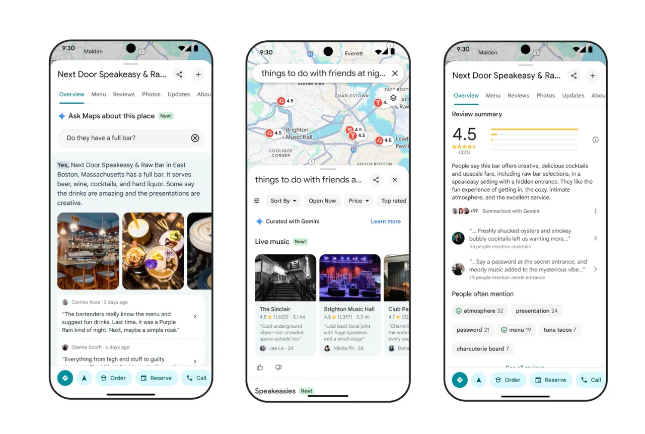 هوش مصنوعی جمینای به یاری کاربران گوگل مپس می&zwnj;آید