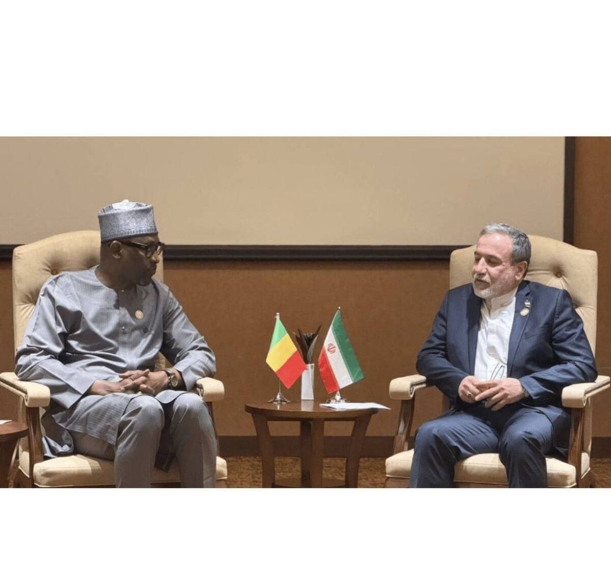 گفت‌وگوی وزرای خارجه ایران و مالی در حاشیه نشست عدم تعهد