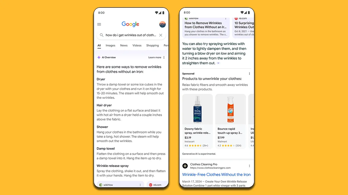 گوگل با هوش مصنوعی، ترافیک وبسایتها را قربانی تبلیغات میکند گوگل با هوش مصنوعی، ترافیک وبسایتها را قربانی تبلیغات میکند