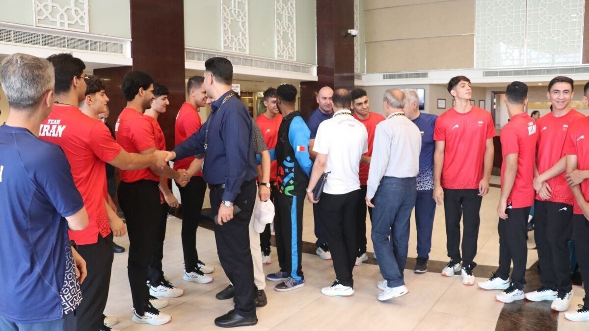 بازدید کادر سرپرستی کاروان اعزامی به بازیهای آسیایی بحرین از محل برگزاری مسابقات