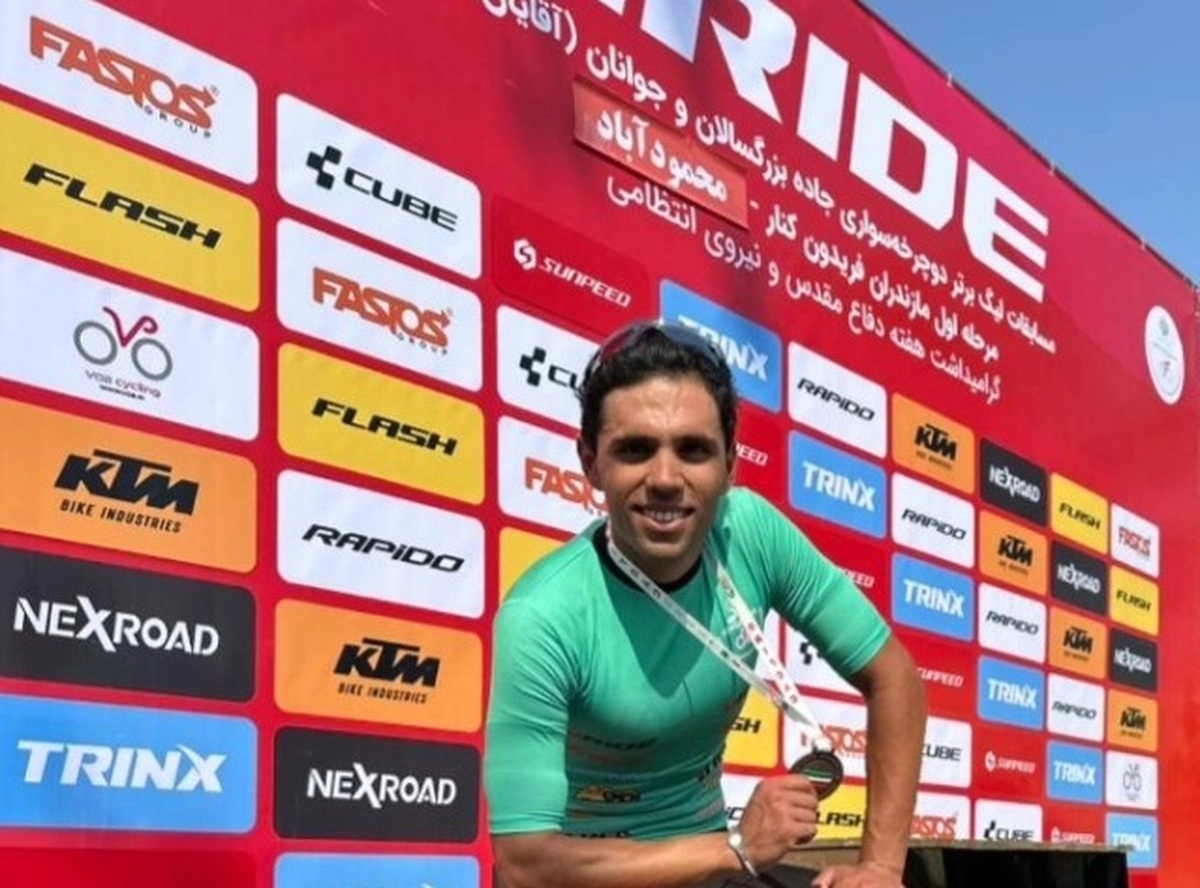 قهرمانی دانشجوی دانشگاه آزاد در لیگ برتر دوچرخه سواری کشور