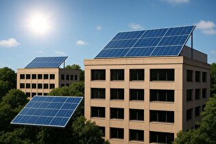 اجرای پایلوت نیروگاه‌های خورشیدی بامی در ساختمان‌های دولتی