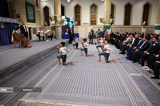 دیدار قهرمانان ورزشی و مدال‌آوران المپیادهای علمی با رهبر معظم انقلاب