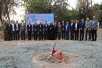 کلنگ احداث خوابگاه ۲۳۲ نفره دانشگاه تهران به زمین زده شد