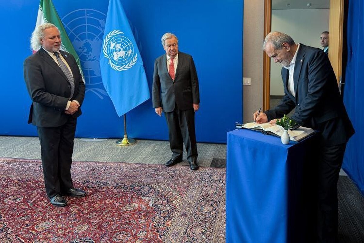 پزشکیان با گوترش دیدار کرد