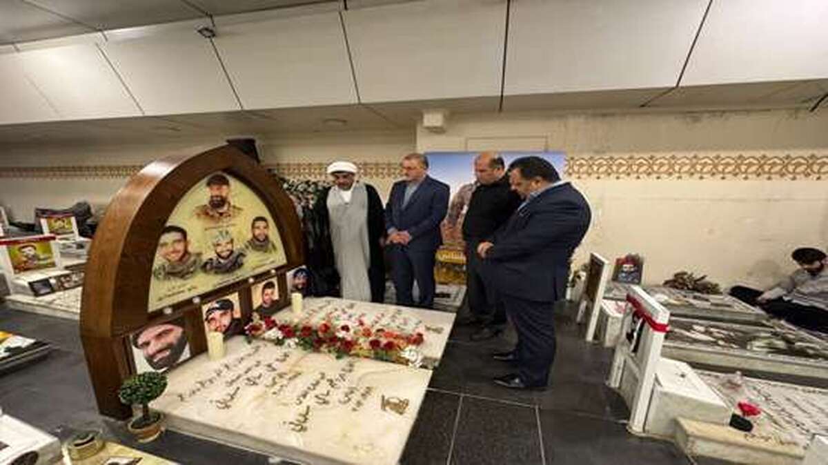 حضور رئیس بنیاد شهید در مراسم سالگرد شهادت سید حسن نصرالله در بیروت