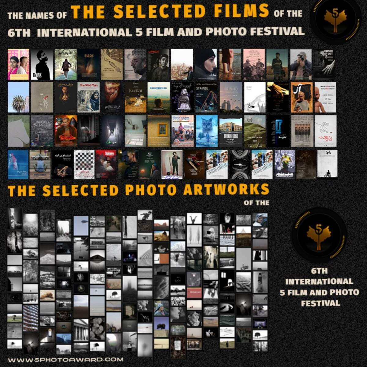 داوری عکس‌ها و فیلم‌های جشنواره «پنج» به پایان رسید  اهدای جوایز در آبان