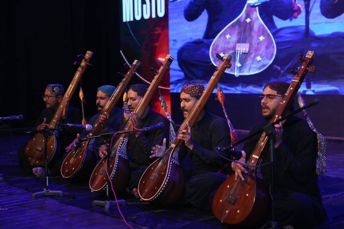 تجلیل از شهدای غزه در مراسم افتتاحیه جشنواره فرهنگی کراچی