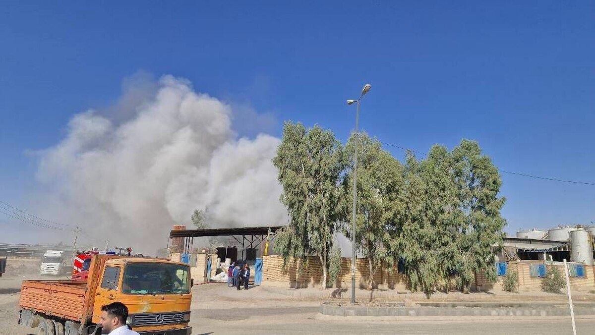 یک فوتی و ۳ مصدوم در حریق شرکت پالایش نفت پارسیان+ فیلم