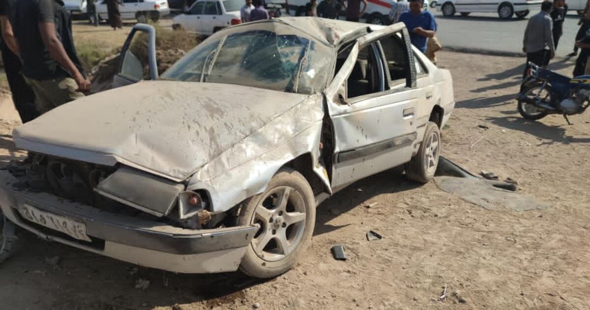 واژگونی خودروی حامل دانش‌آموزان در دزفول یک کشته و چهار مصدوم داشت