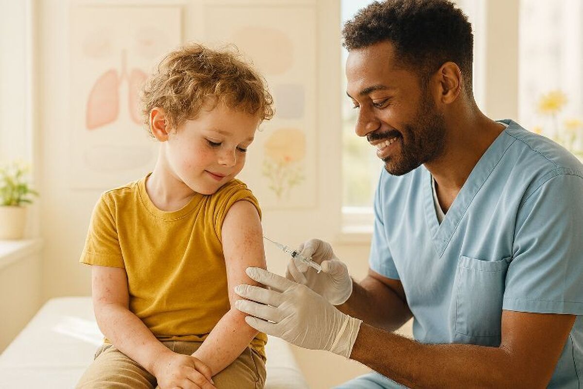 فواید واکسن کووید برای کودکان دارای اگزما