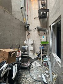 انفجار گاز در خیابان پیروزی منجر به مصدومیت ۳ نفر شد+فیلم