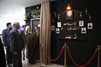 رونمایی از دیوارنگاره یادبود شهدای اقتدار دانشگاه آزاد در کرمانشاه