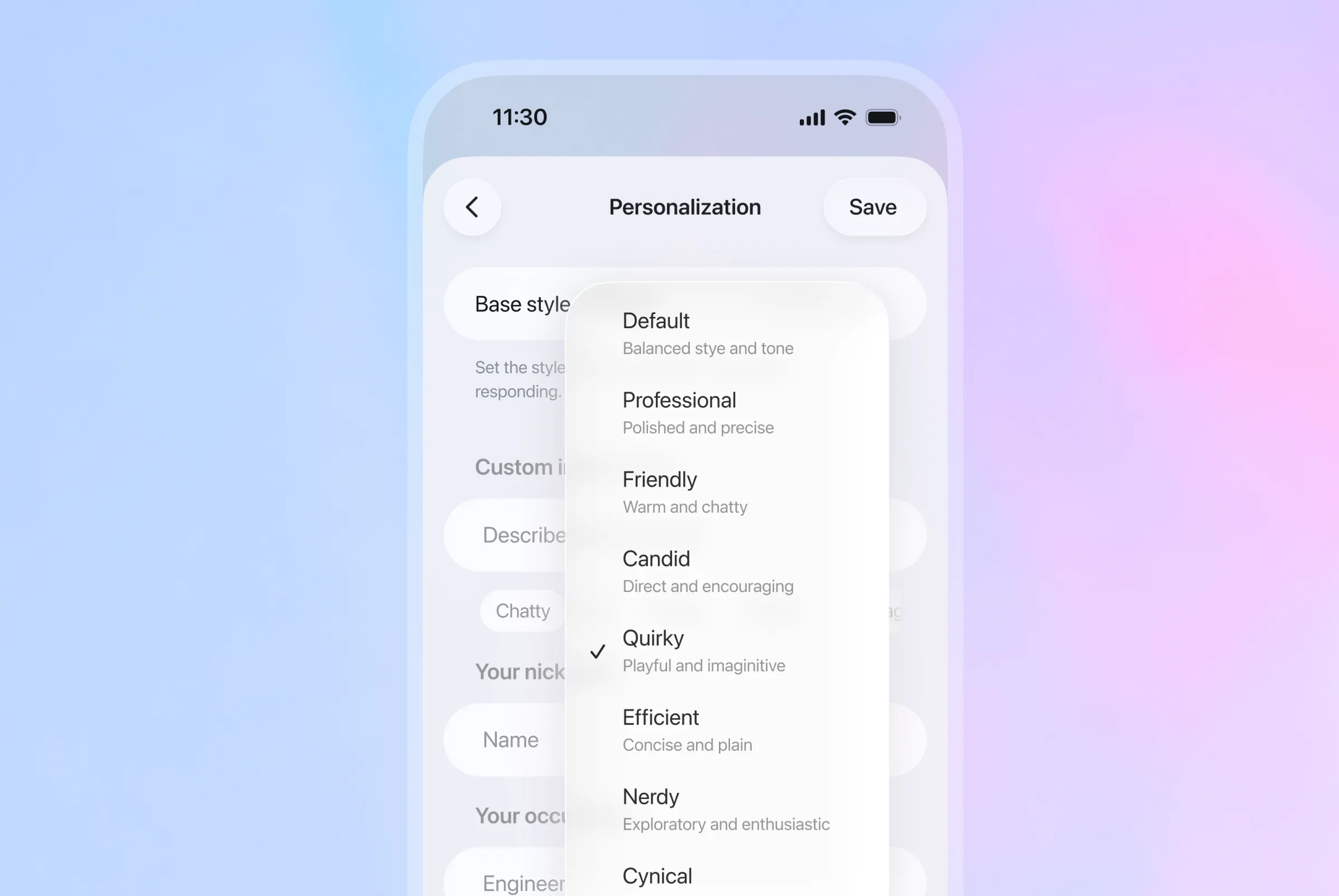 اوپنایآی تجربه کاربری چتجیپیتی را با GPT-۵.۱ ارتقا داد اوپنایآی تجربه کاربری چتجیپیتی را با GPT-۵.۱ ارتقا داد