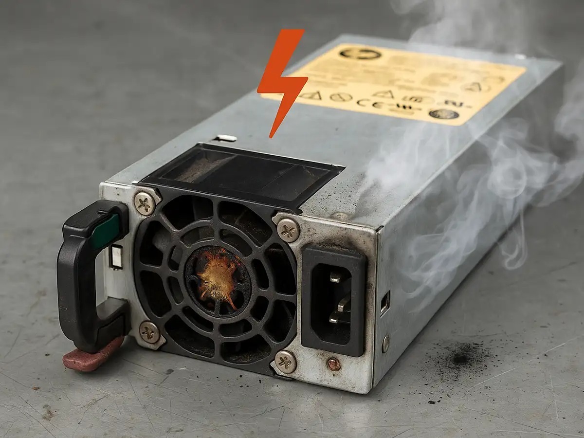 دلایل خرابی پاور سرور hp چیست؟