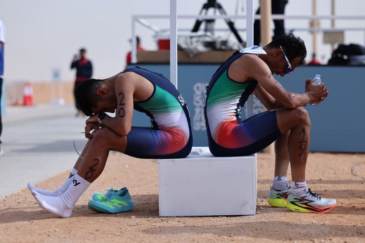 اشک‌های نماینده دوگانه ایران بعد از ناکامی در کسب مدال +فیلم