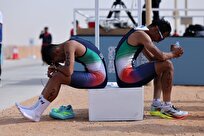 اشک‌های نماینده دوگانه ایران بعد از ناکامی در کسب مدال +فیلم