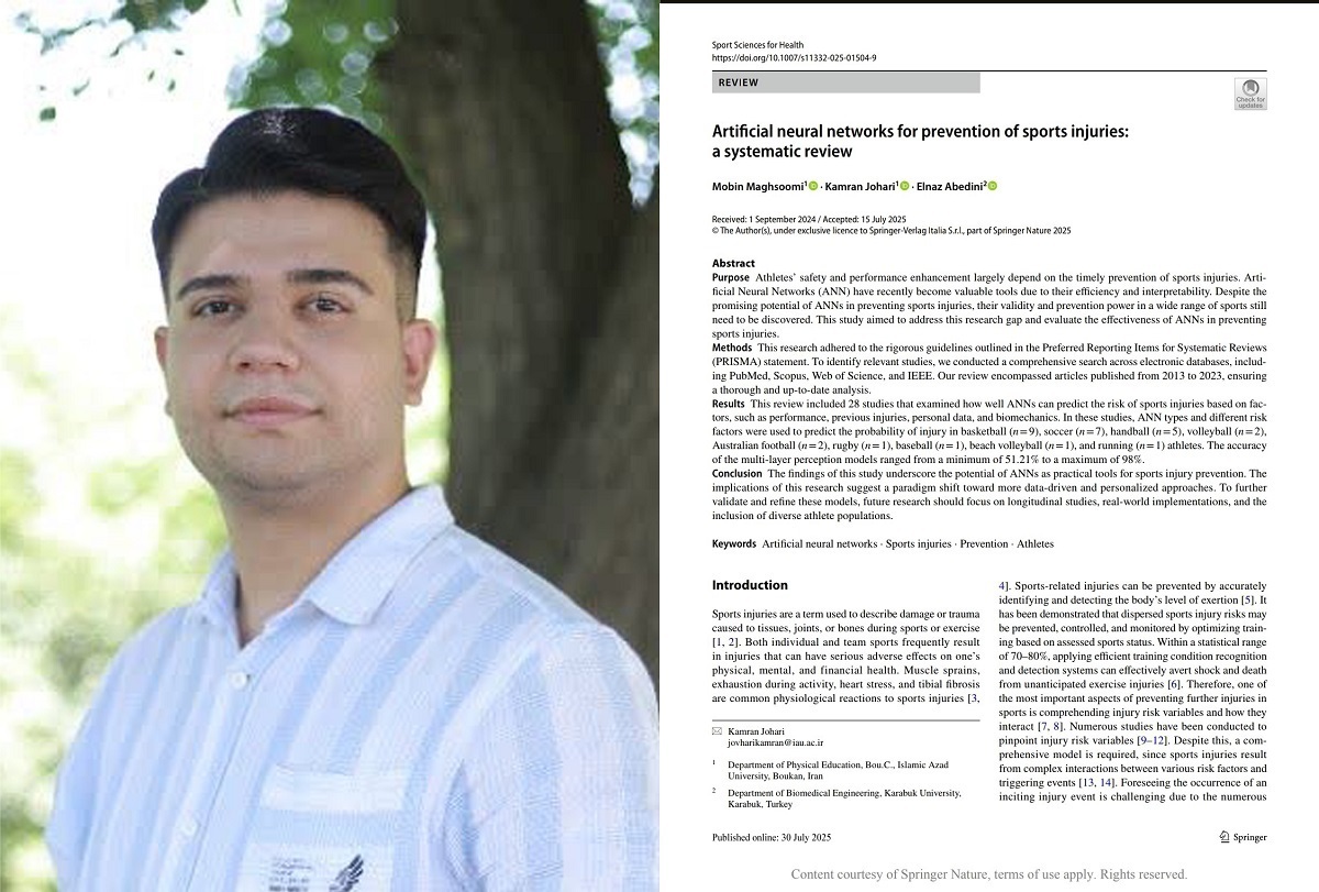 هوش مصنوعی در خدمت ورزش؛ پیش‌بینی آسیب‌ها با مدل دانشجوی ایرانی