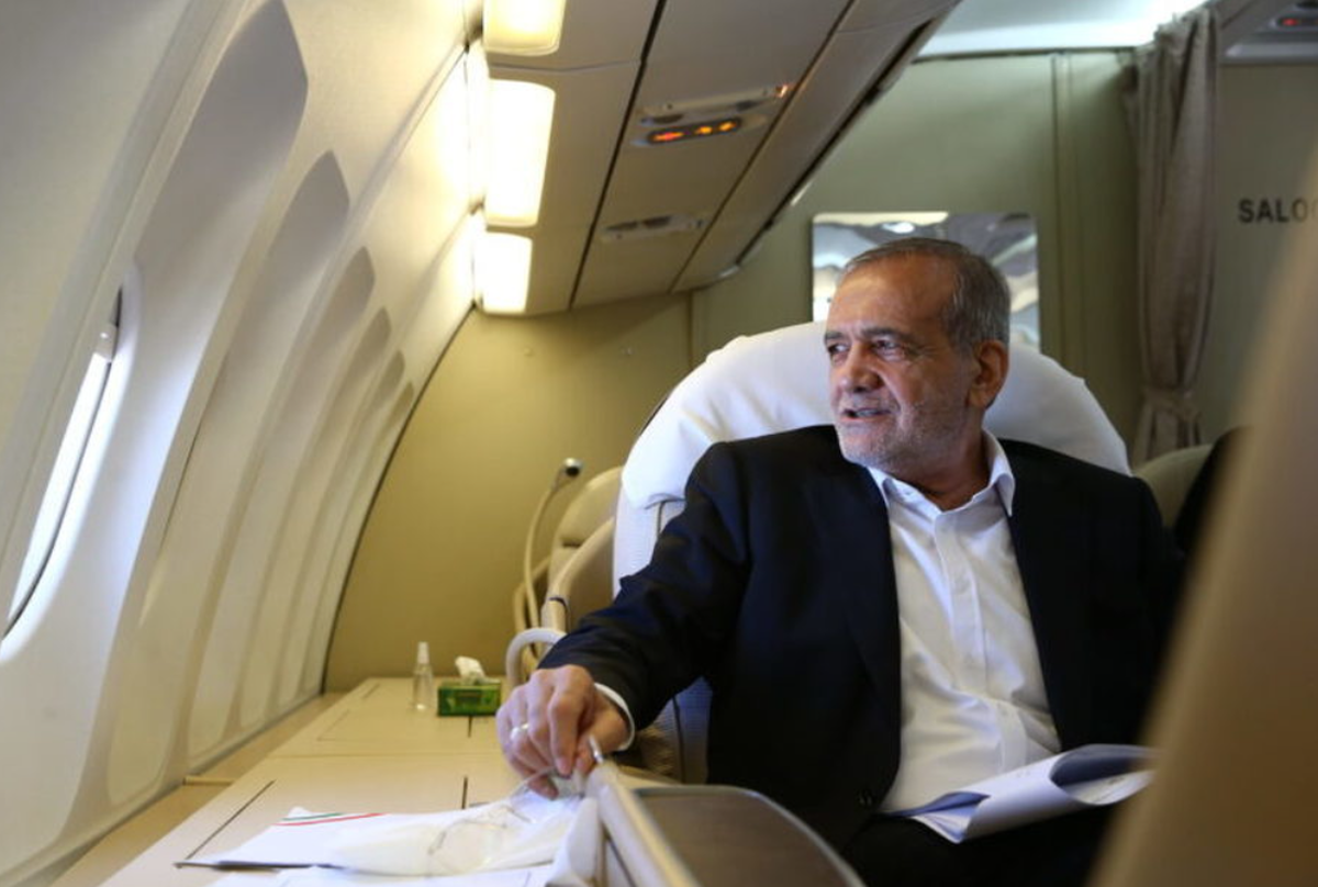 پزشکیان وارد استان قزوین شد