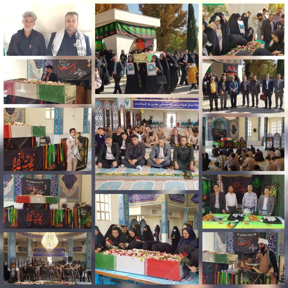 شور حضور در وداع؛ از آمیختن عطر فاطمیه و عطر شهادت تا کلاس عاشقی با قطعه‌ای از بهشت