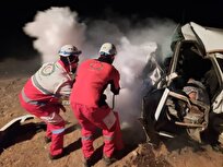 ۴ فوتی و ۷ زخمی بر اثر تصادف مرگبار ۲ پژو در محور بهرامجرد–گلزار