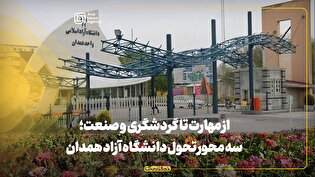 از مهارت تا گردشگری و صنعت؛ سه محور تحول دانشگاه آزاد همدان