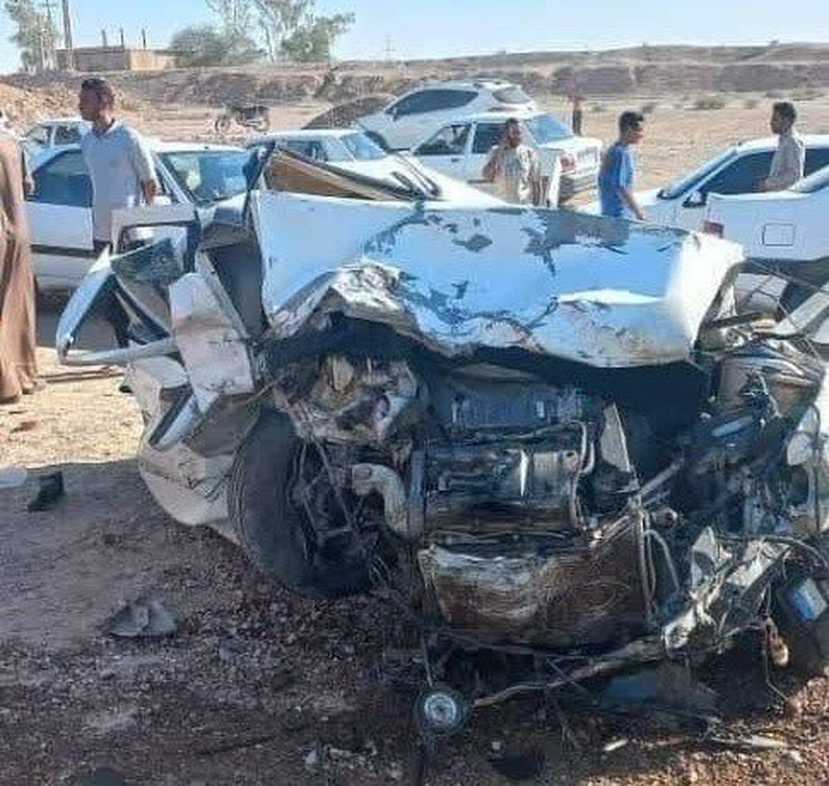 ۳ کشته و ۵ مصدوم در تصادف زنجیره‌ای در محور دهلران-اندیمشک