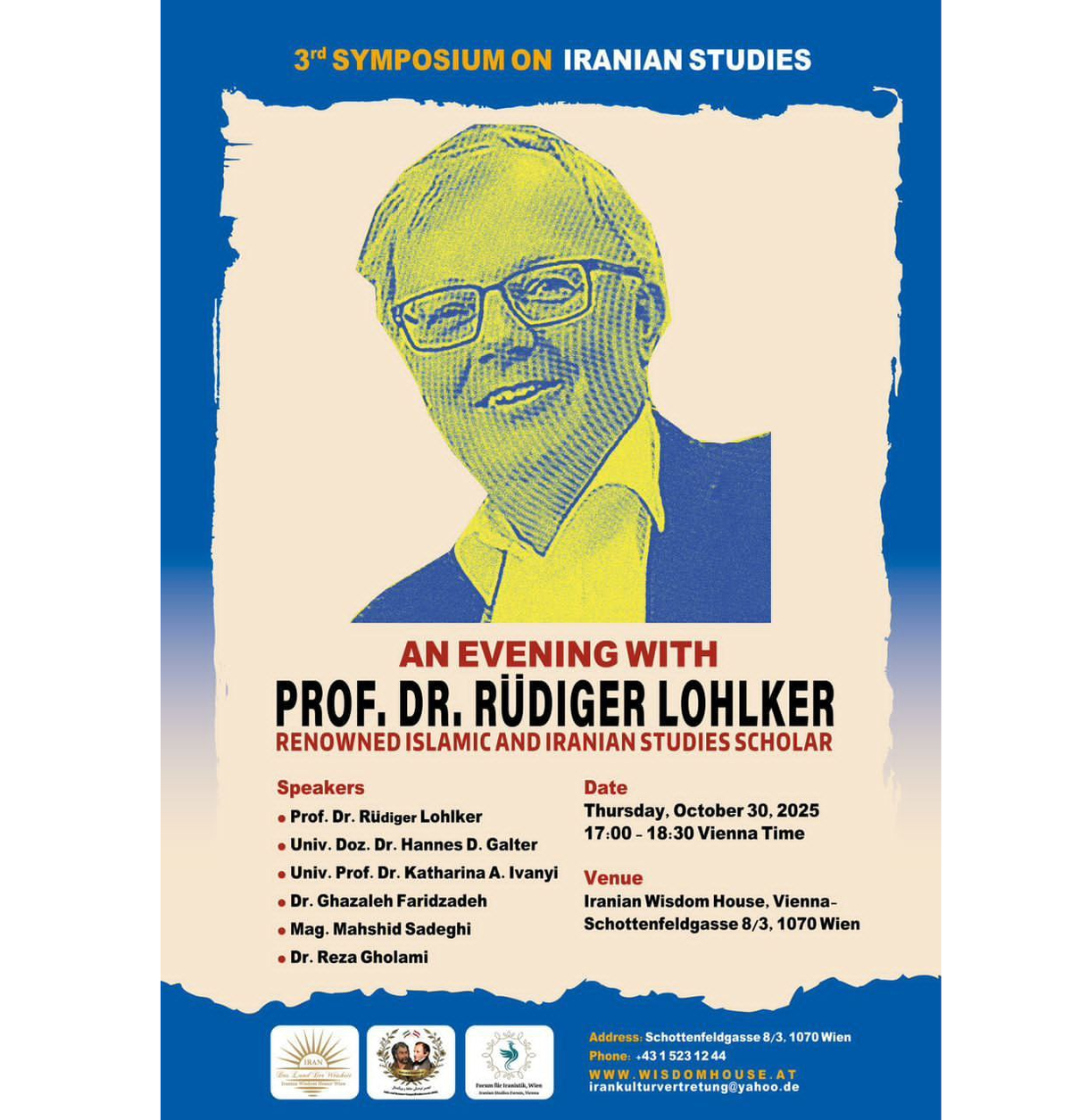 تقدیر از فعالیت‌های علمی اسلام‌شناس و ایران‌شناس اتریشی