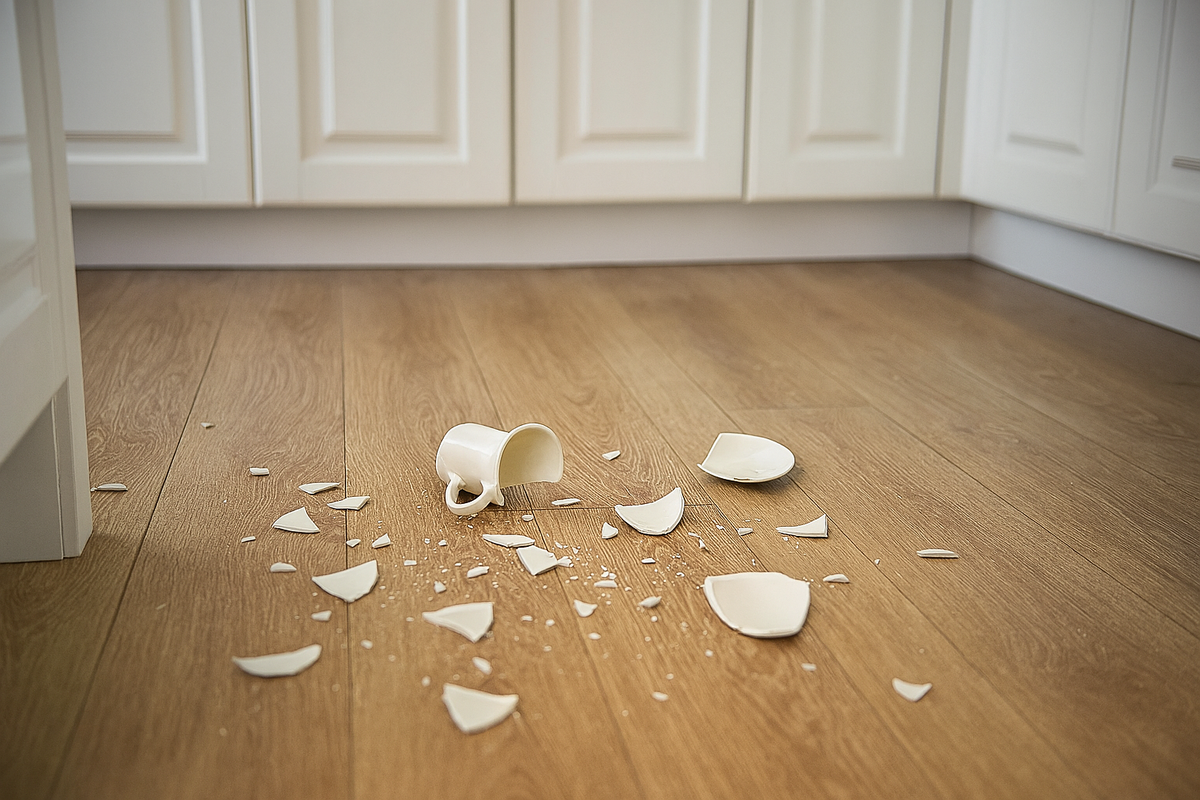 الگوی ثابت خرد شدن اشیا در شرایط مختلف