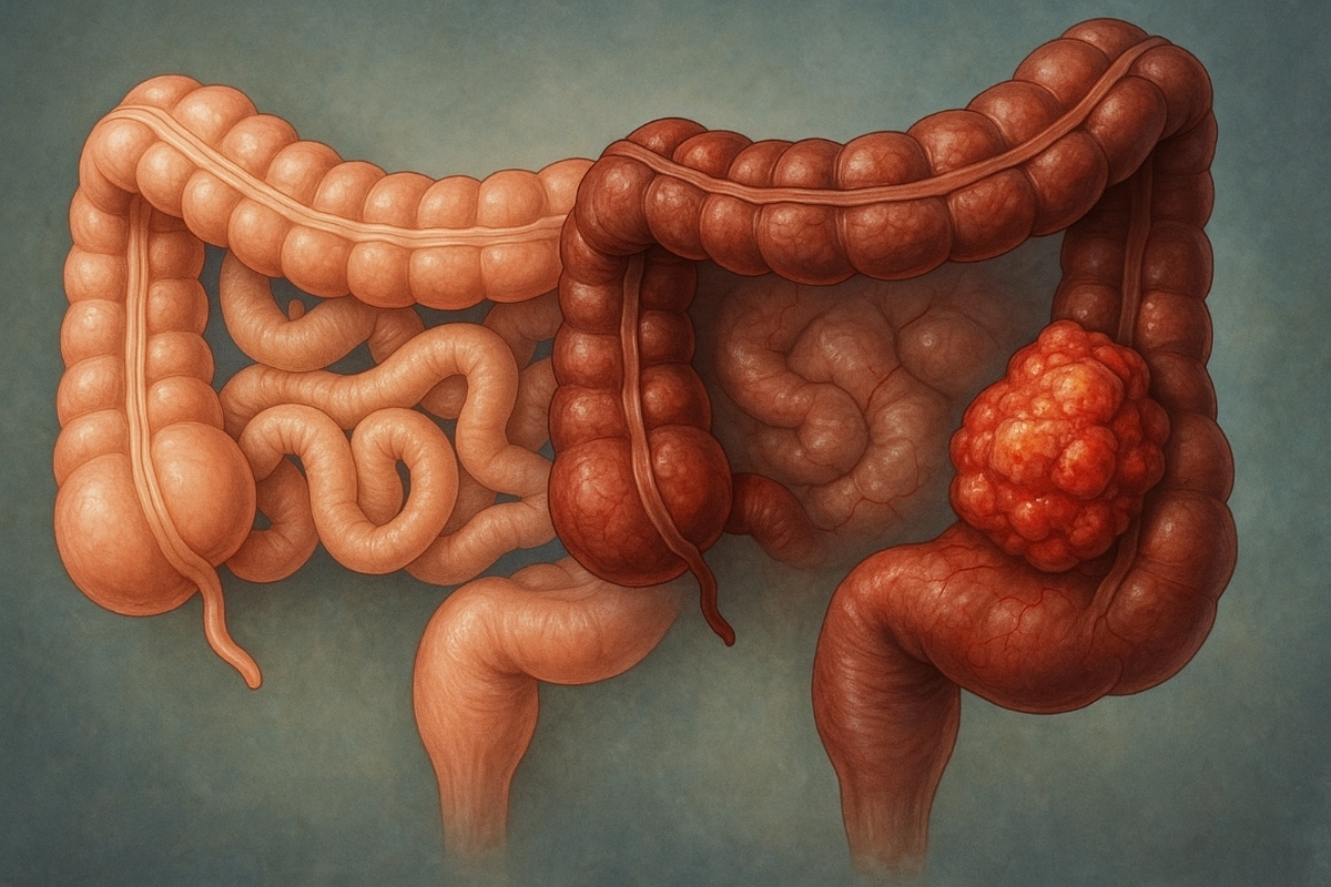 چرا روده بزرگ بیشتر از روده کوچک سرطان می‌گیرد