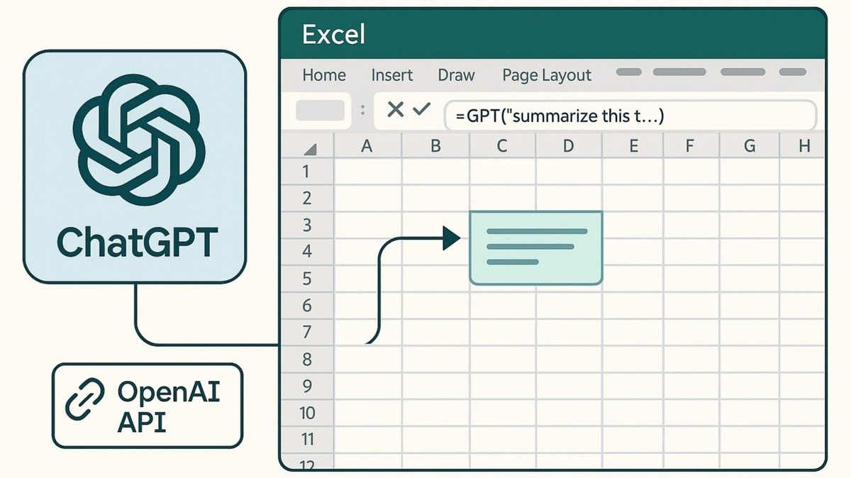 آموزش کار با چت جی پی تی در اکسل