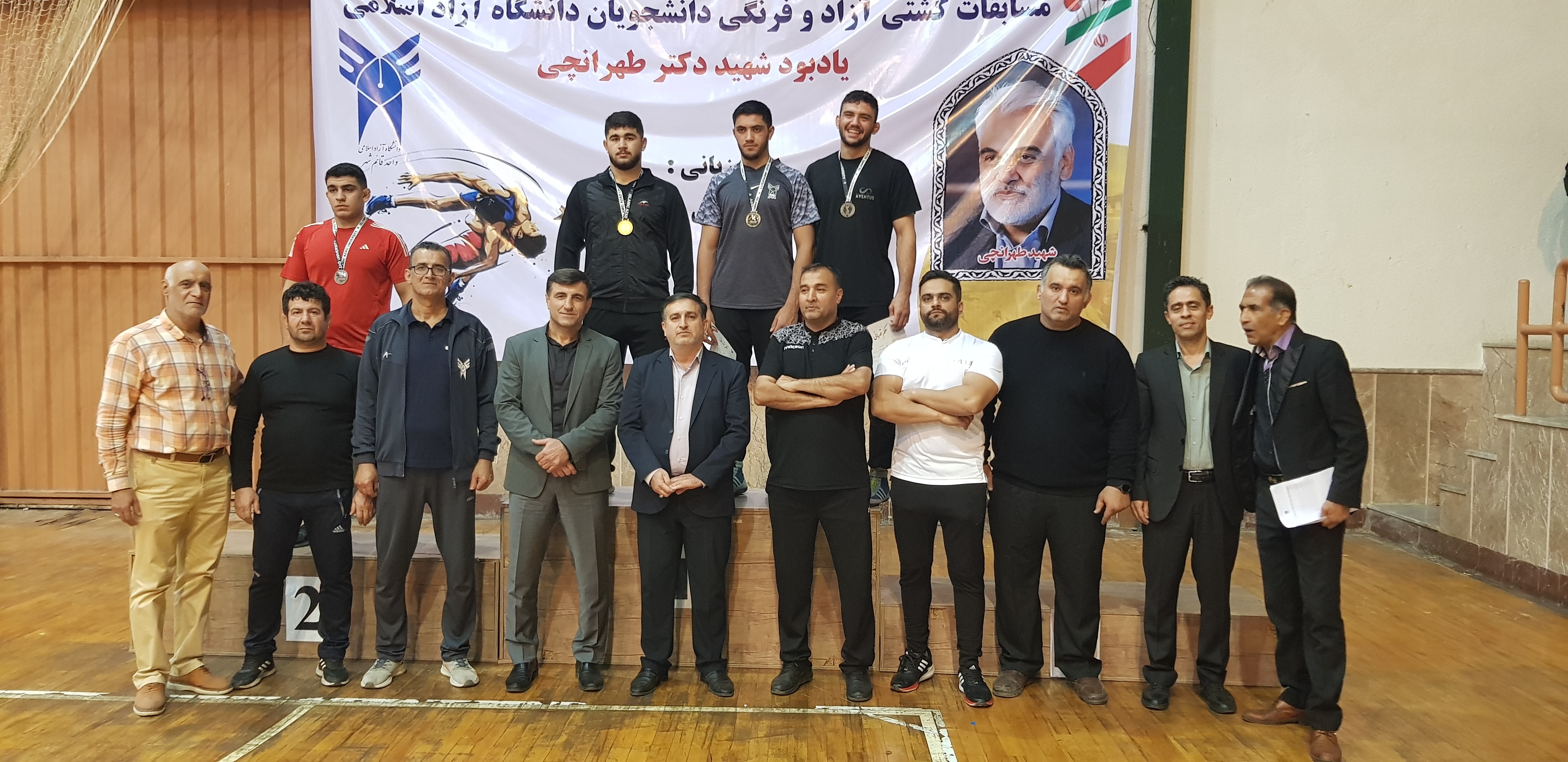 معرفی نفرات برتر پنج وزن نخست پیکار&zwnj;های کشتی آزاد دانشجویان دانشگاه آزاد