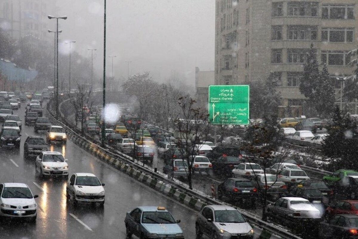 هشدار سطح زرد در تهران؛ ورود سامانه بارشی و احتمال وزش باد شدید