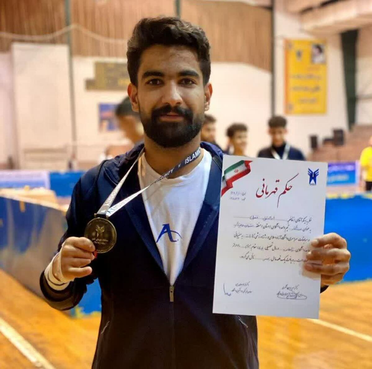 کسب مدال برنز مسابقات قهرمانی دانشجویان توسط دانشجوی زاهدانی