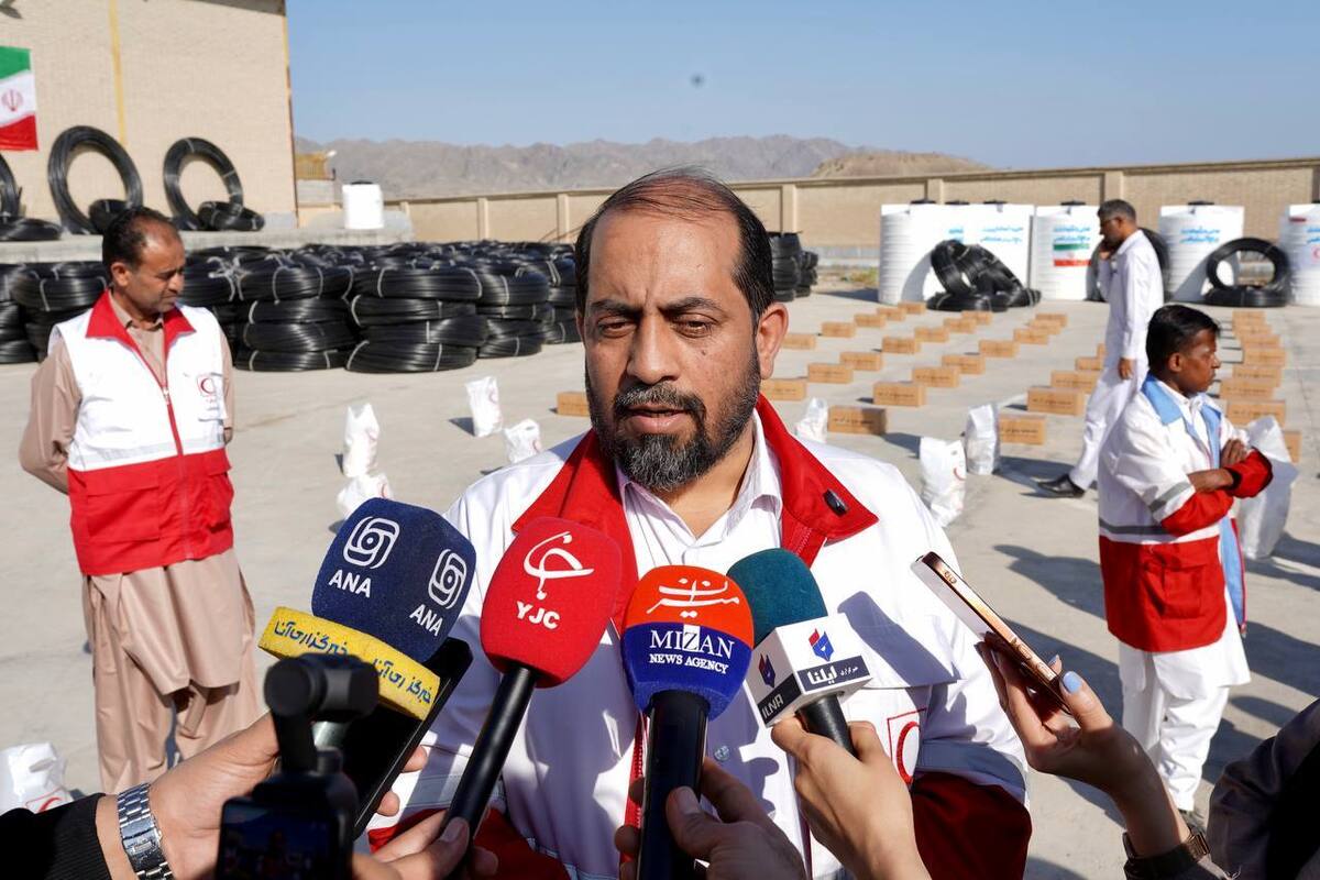 افتتاحیه طرح آبرسانی و برگزاری کاروان سلامت در مناطق کم‌برخوردار سیستان و بلوچستان