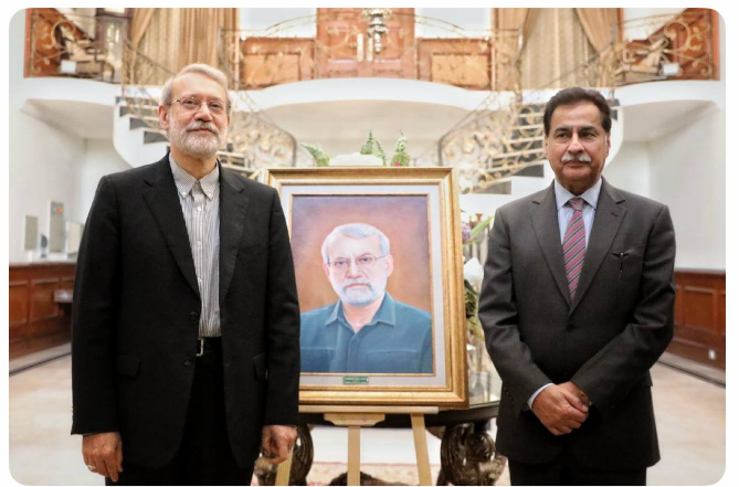 دیدار لاریجانی با رئیس مجلس ملی پاکستان دیدار لاریجانی با رئیس مجلس ملی پاکستان