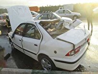 واژگونی مرگبار سمند در نی‌ریز ۲ کشته بر جا گذاشت