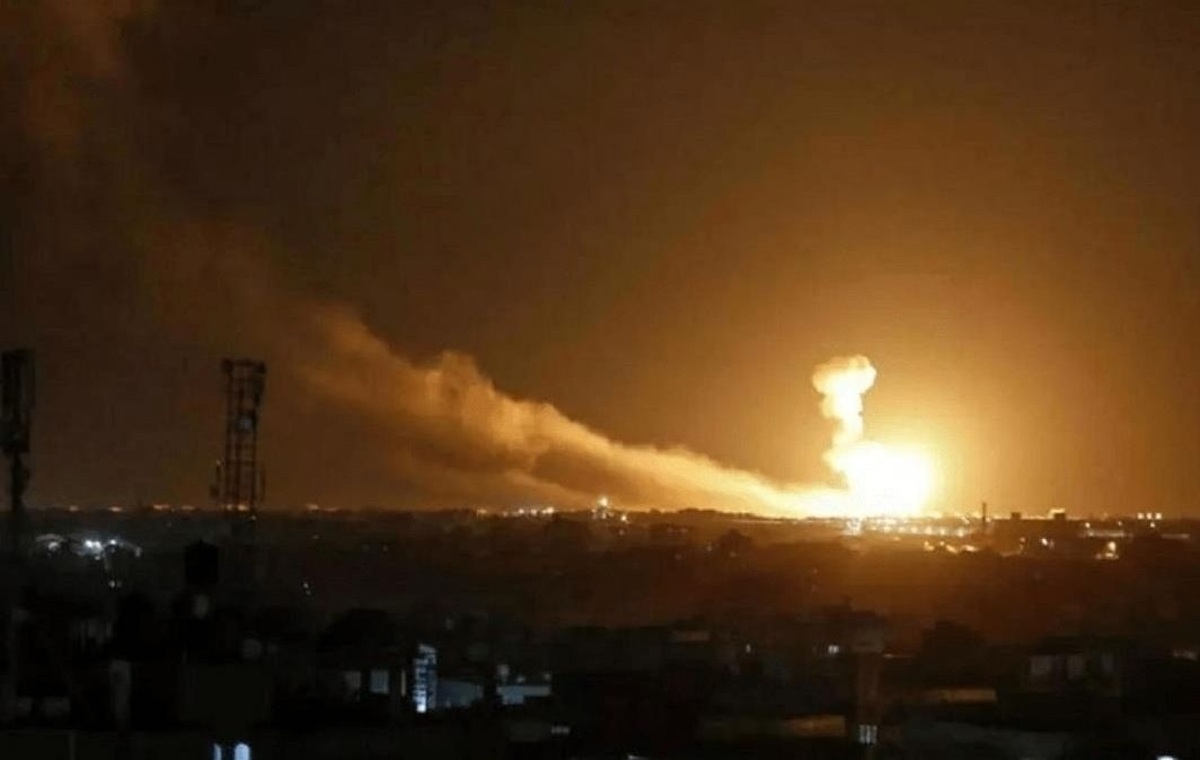 حمله پهپادی به میدان گازی کورمور در سلیمانیه +فیلم