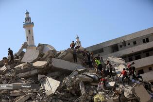 مردم آواره شهر غزه