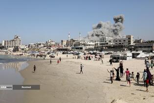 مردم آواره شهر غزه