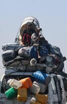 مردم آواره شهر غزه