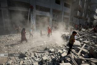 مردم آواره شهر غزه