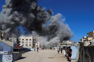 مردم آواره شهر غزه