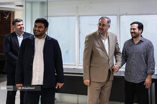 بازدید حسین قرایی مدیرکل روابط عمومی سازمان صداوسیما از خبرگزاری آنا